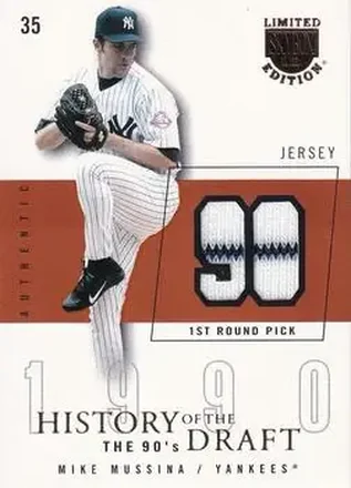 2004 SkyBox LE - History Draft 90's Jersey #HD-MM - Mike Mussina - New York Yankees