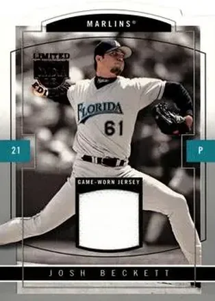 2004 SkyBox LE - Jersey Proof #20 - Josh Beckett - Florida Marlins