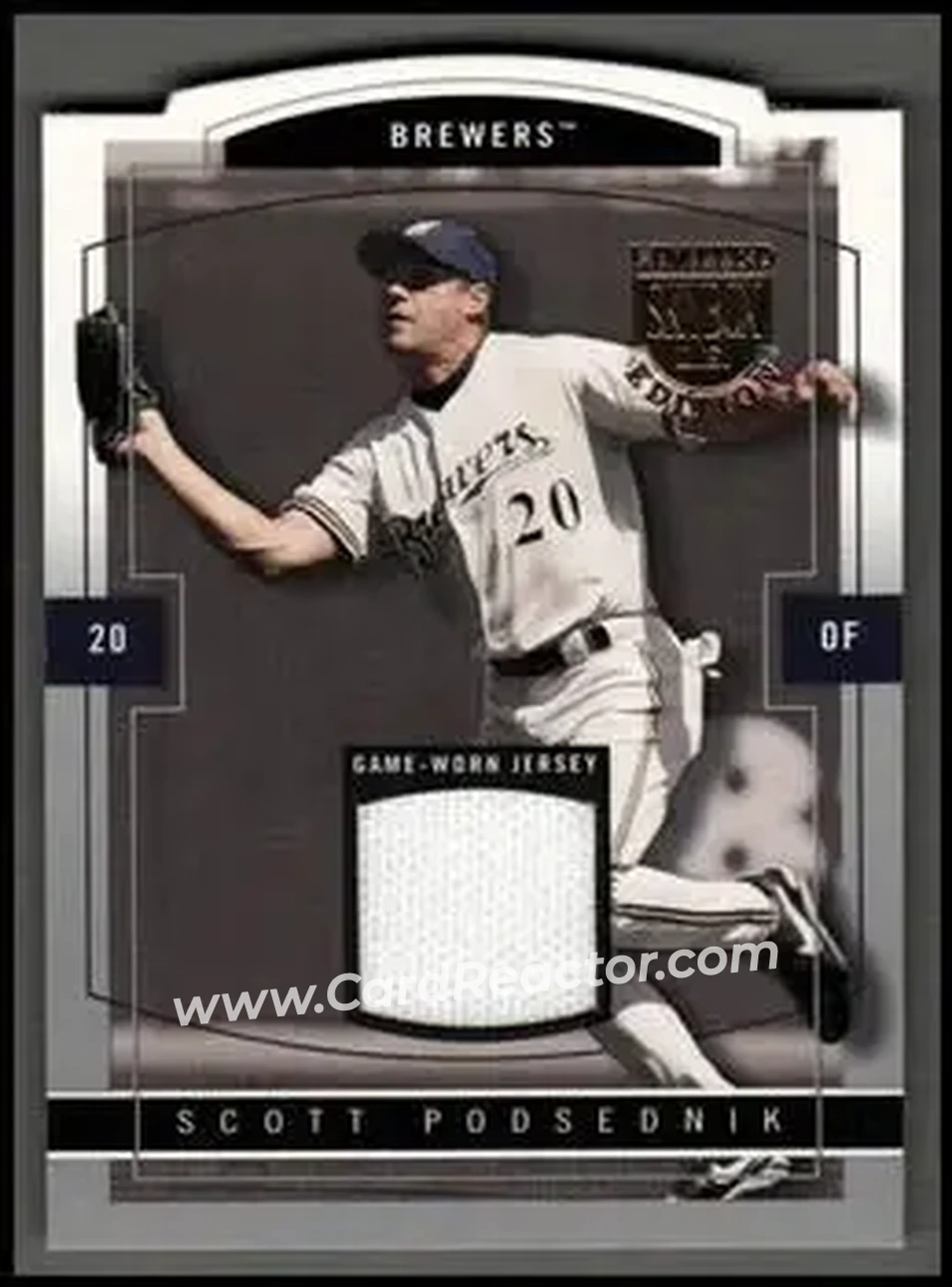 2004 SkyBox LE - Jersey Proof #29 - Scott Podsednik - Milwaukee Brewers - Front 2004 SkyBox LE - Jersey Proof #29 - Scott Podsednik - Milwaukee Brewers - Front