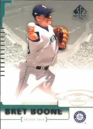 2004 SP Authentic #1 - Bret Boone - Seattle Mariners