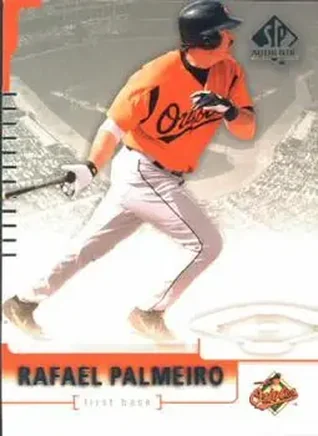 2004 SP Authentic #3 - Rafael Palmeiro - Baltimore Orioles