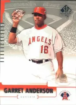 2004 SP Authentic #6 - Garret Anderson - Anaheim Angels