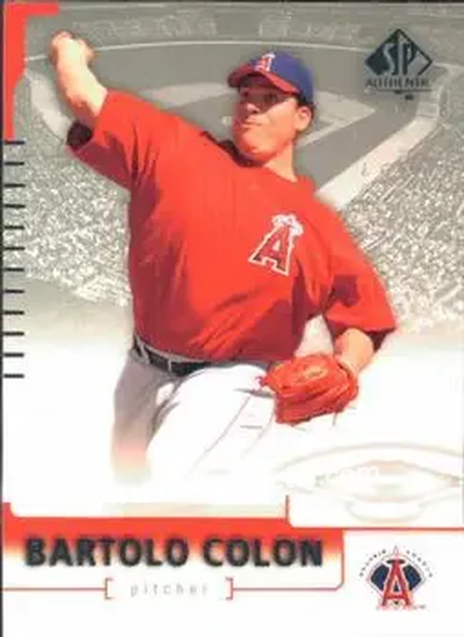 2004 SP Authentic #7 - Bartolo Colon - Anaheim Angels - Front