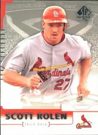 2004 SP Authentic #12 - Scott Rolen - St. Louis Cardinals