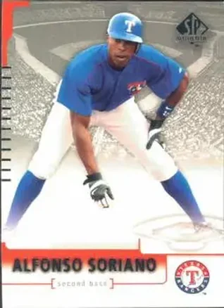 2004 SP Authentic #13 - Alfonso Soriano - Texas Rangers