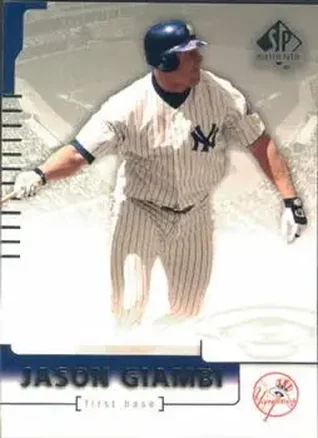 2004 SP Authentic #14 - Jason Giambi - New York Yankees
