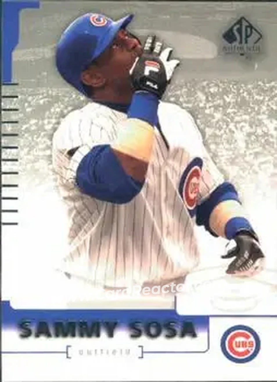 2004 SP Authentic #18 - Sammy Sosa - Chicago Cubs - Front