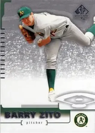 2004 SP Authentic #20 - Barry Zito - Oakland Athletics