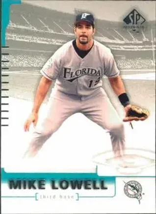 2004 SP Authentic #32 - Mike Lowell - Florida Marlins