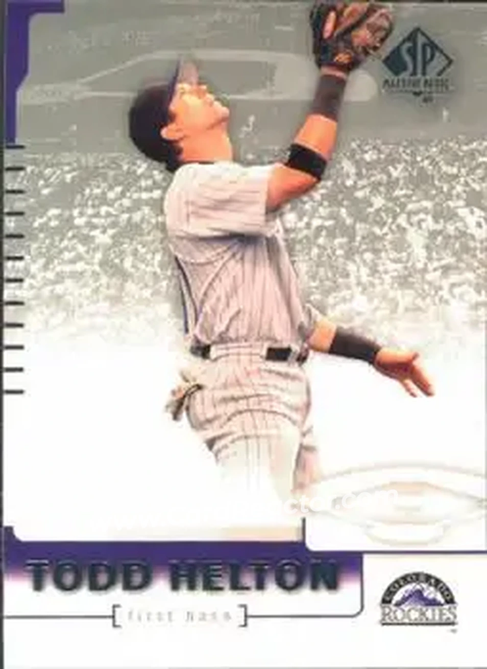 2004 SP Authentic #33 - Todd Helton - Colorado Rockies - Front