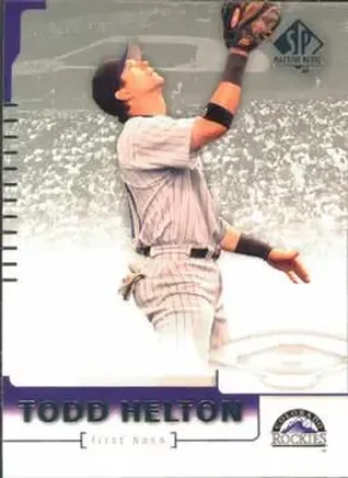 2004 SP Authentic #33 - Todd Helton - Colorado Rockies
