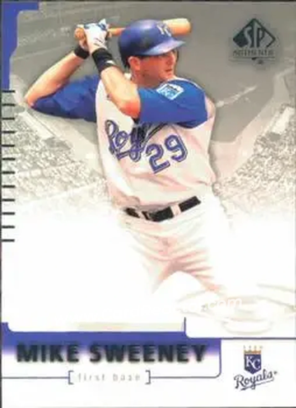 2004 SP Authentic #35 - Mike Sweeney - Kansas City Royals - Front