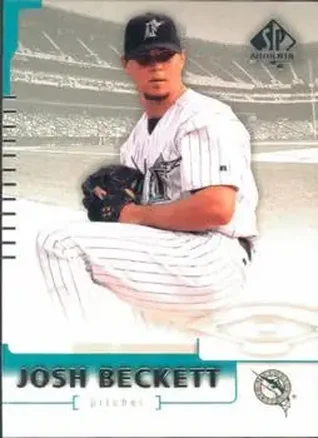 2004 SP Authentic #39 - Josh Beckett - Florida Marlins