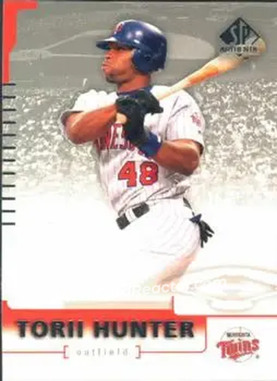 2004 SP Authentic #41 - Torii Hunter - Minnesota Twins - Front