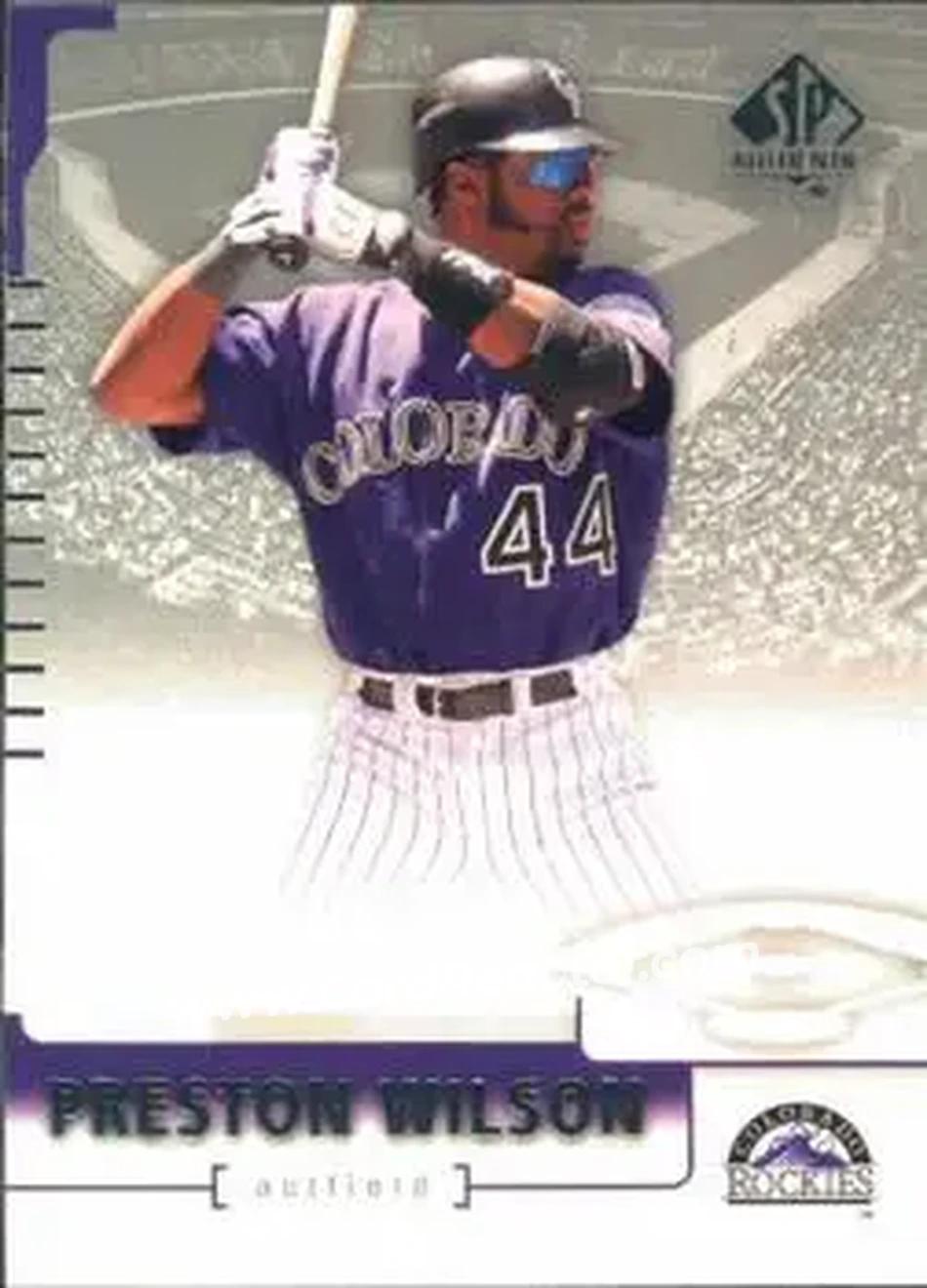 2004 SP Authentic #46 - Preston Wilson - Colorado Rockies - Front