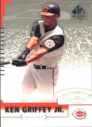 2004 SP Authentic #50 - Ken Griffey Jr. - Cincinnati Reds