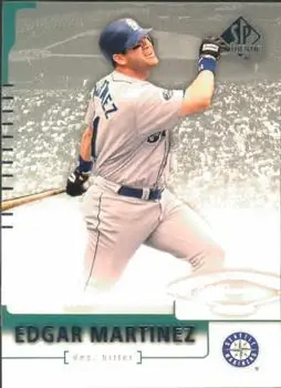 2004 SP Authentic #60 - Edgar Martinez - Seattle Mariners - Front