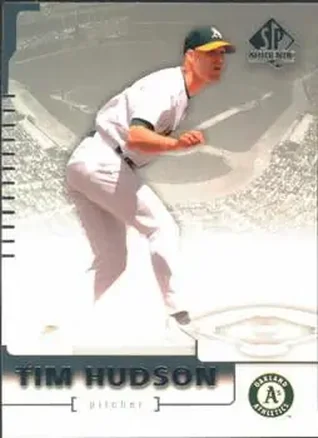 2004 SP Authentic #61 - Tim Hudson - Oakland Athletics
