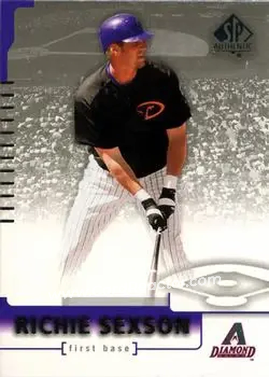 2004 SP Authentic #63 - Richie Sexson - Arizona Diamondbacks - Front