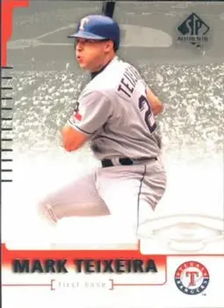 2004 SP Authentic #67 - Mark Teixeira - Texas Rangers