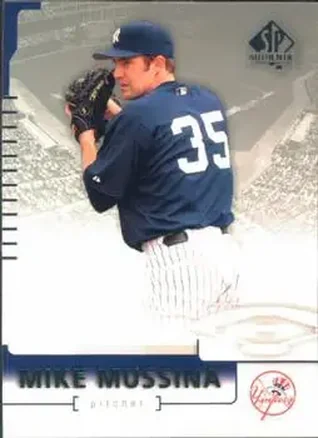 2004 SP Authentic #70 - Mike Mussina - New York Yankees