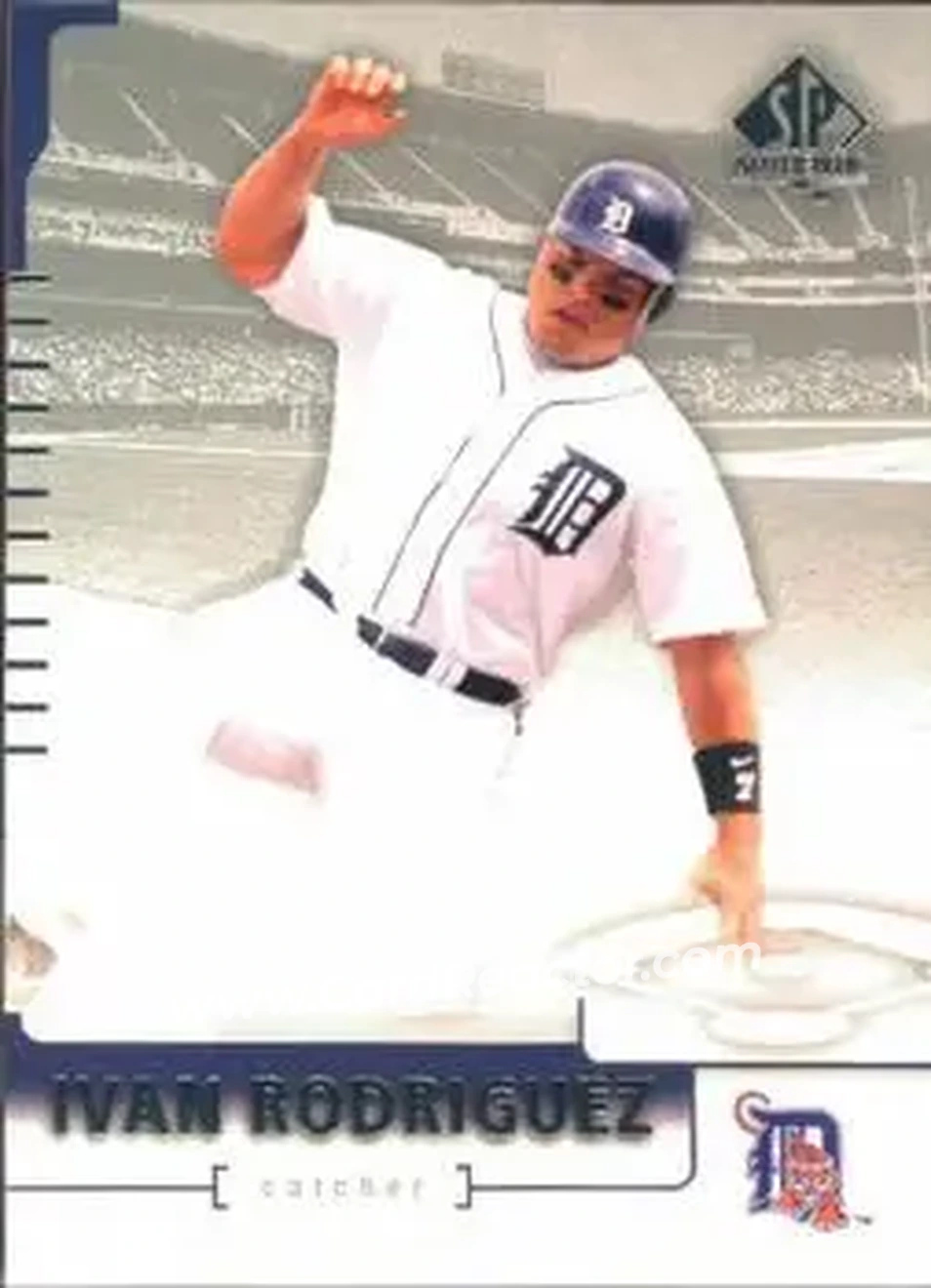 2004 SP Authentic #78 - Ivan Rodriguez - Detroit Tigers - Front
