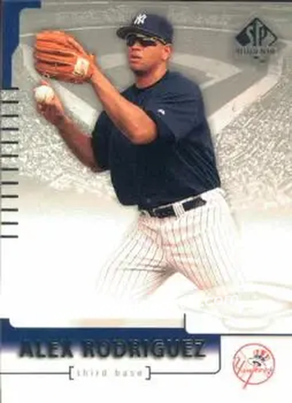 2004 SP Authentic #79 - Alex Rodriguez - New York Yankees - Front