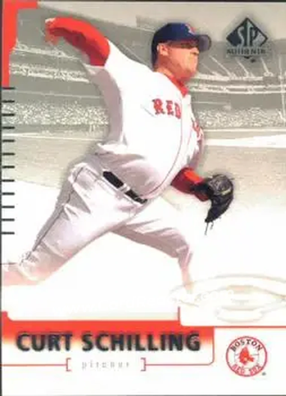 2004 SP Authentic #82 - Curt Schilling - Boston Red Sox - Front