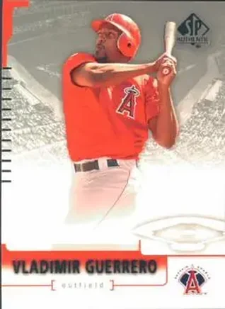 2004 SP Authentic #83 - Vladimir Guerrero - Anaheim Angels
