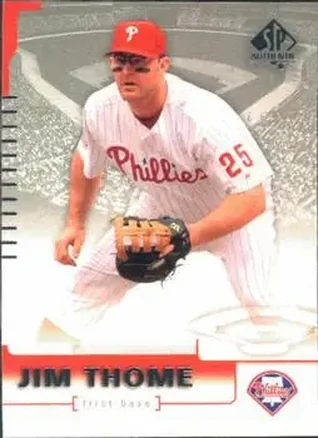 2004 SP Authentic #85 - Jim Thome - Philadelphia Phillies