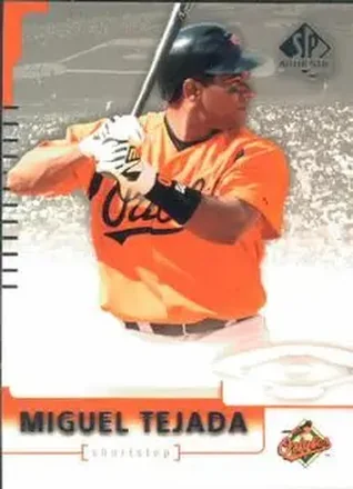 2004 SP Authentic #86 - Miguel Tejada - Baltimore Orioles