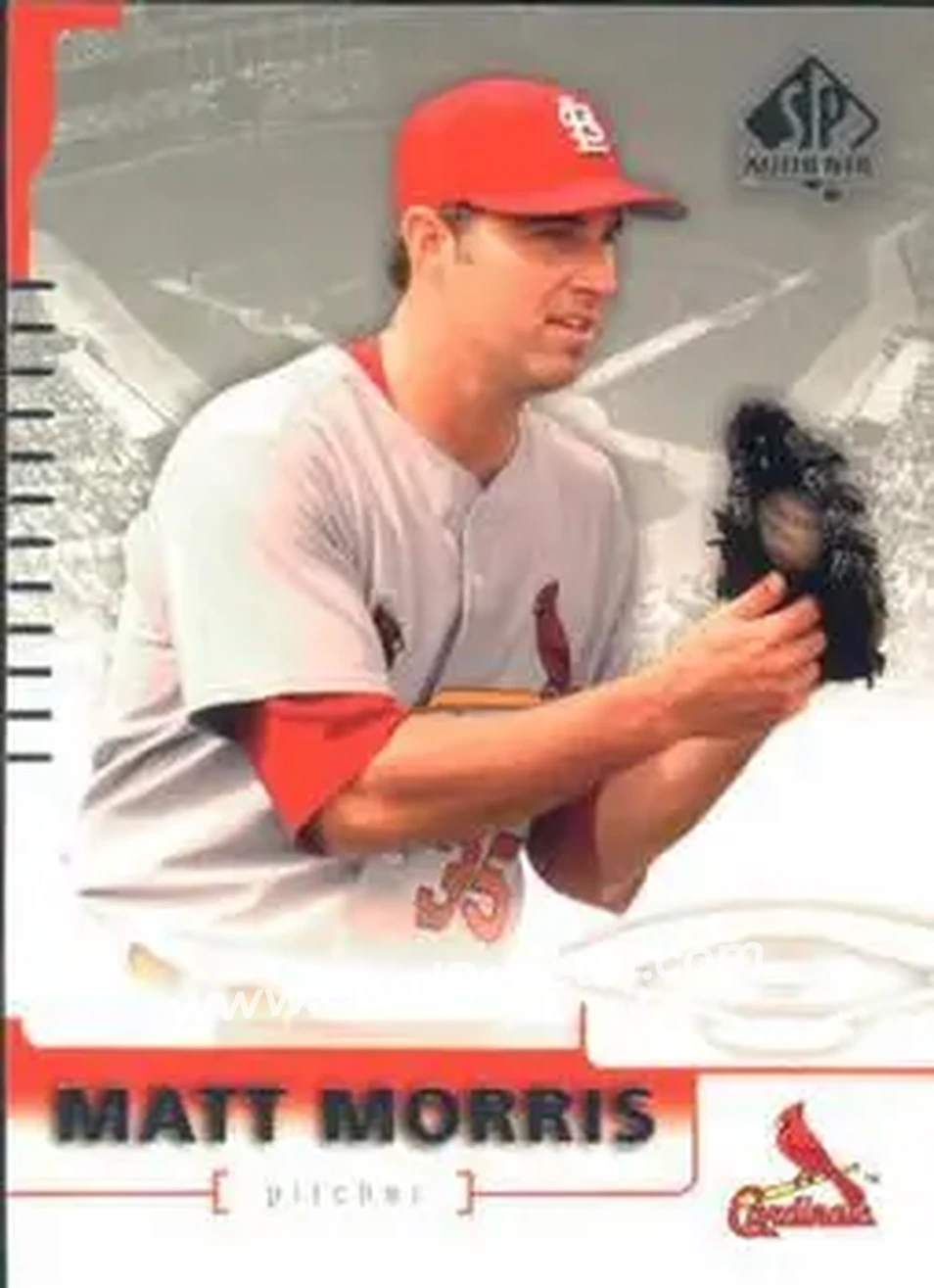 2004 SP Authentic #89 - Matt Morris - St. Louis Cardinals - Front
