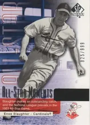 2004 SP Authentic #140 - Enos Slaughter - St. Louis Cardinals