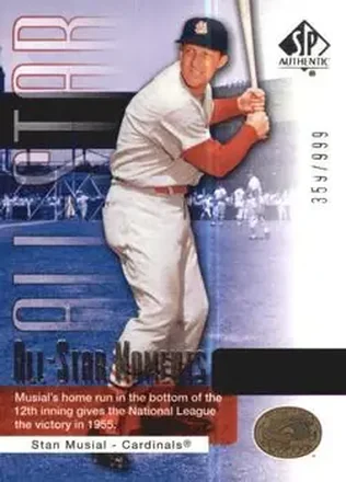 2004 SP Authentic #141 - Stan Musial - St. Louis Cardinals