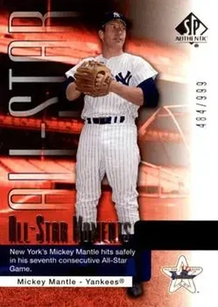 2004 SP Authentic #142 - Mickey Mantle - New York Yankees