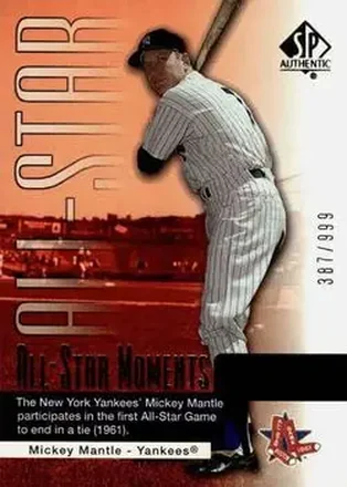 2004 SP Authentic #144 - Mickey Mantle - New York Yankees