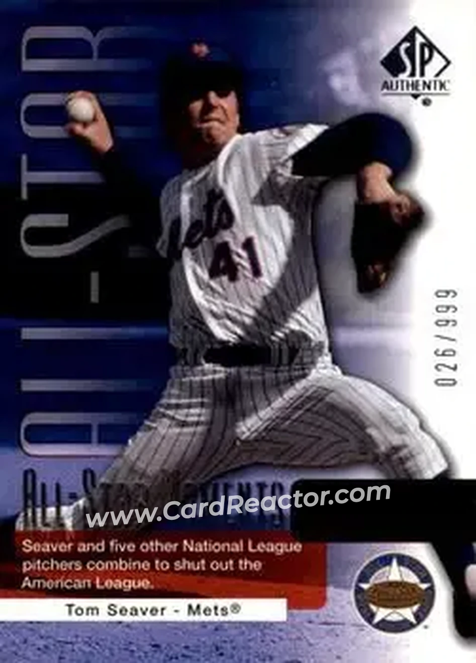 2004 SP Authentic #146 - Tom Seaver - New York Mets - Front