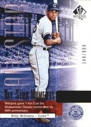2004 SP Authentic #151 - Billy Williams - Chicago Cubs