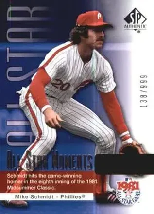 2004 SP Authentic #155 - Mike Schmidt - Philadelphia Phillies