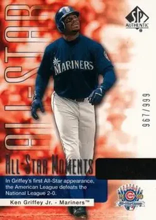 2004 SP Authentic #161 - Ken Griffey Jr. - Seattle Mariners