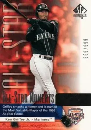 2004 SP Authentic #163 - Ken Griffey Jr. - Seattle Mariners
