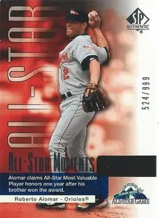 2004 SP Authentic #169 - Roberto Alomar - Baltimore Orioles