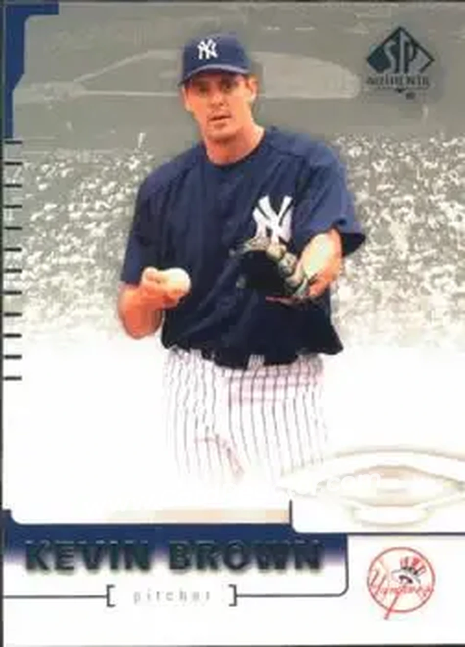 2004 SP Authentic #8 - Kevin Brown - New York Yankees - Front