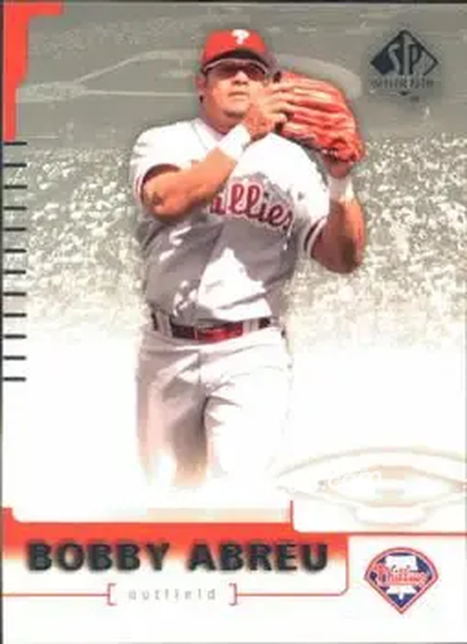 2004 SP Authentic #11 - Bob Abreu - Philadelphia Phillies - Front