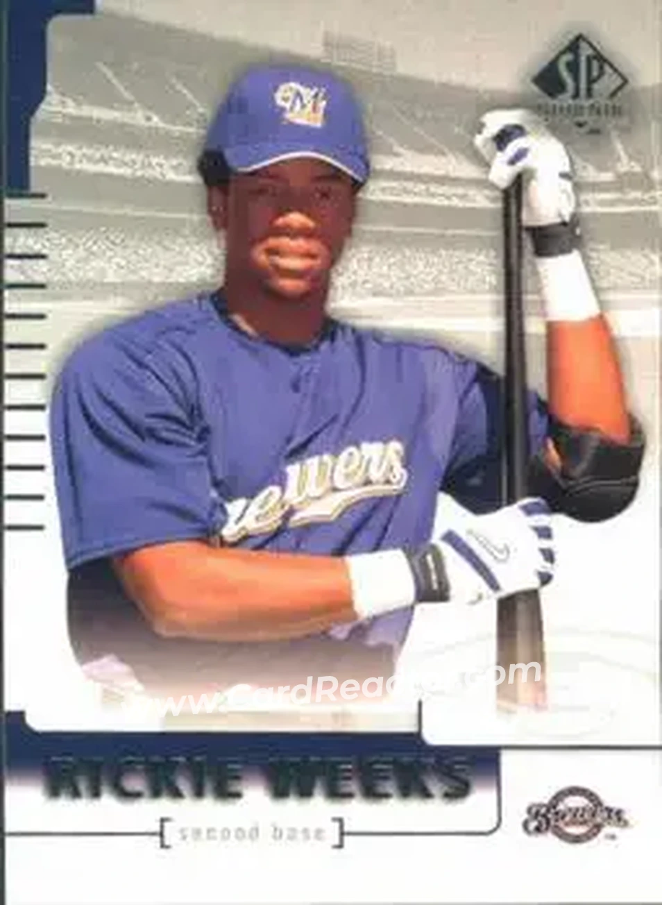 2004 SP Authentic #19 - Rickie Weeks - Milwaukee Brewers - Front