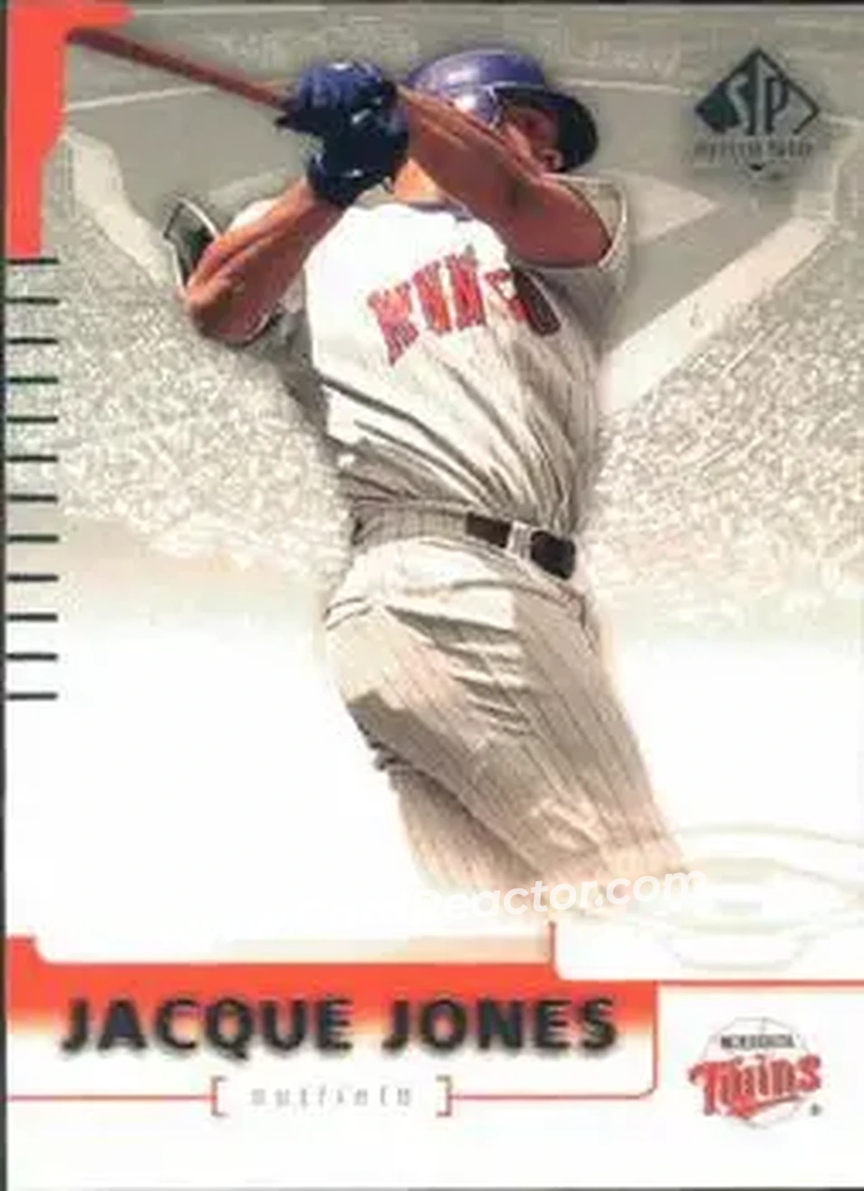 2004 SP Authentic #34 - Jacque Jones - Minnesota Twins - Front