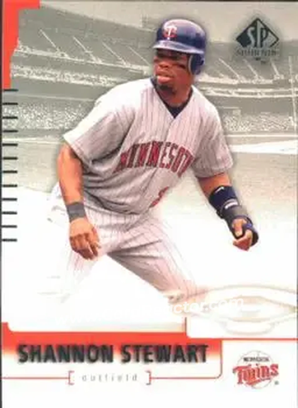2004 SP Authentic #51 - Shannon Stewart - Minnesota Twins - Front