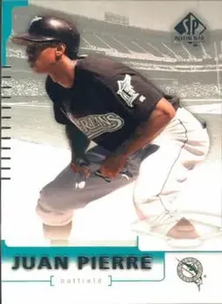2004 SP Authentic #54 - Juan Pierre - Florida Marlins