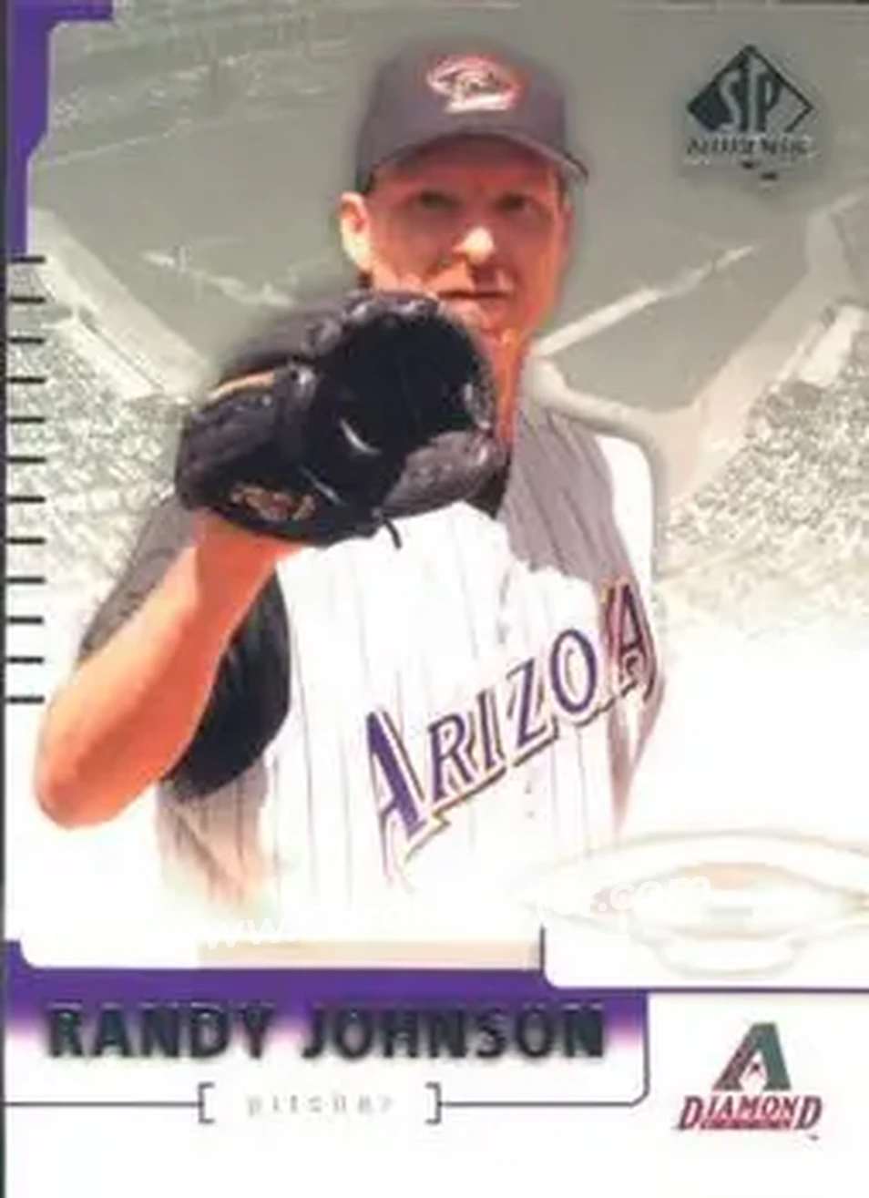 2004 SP Authentic #74 - Randy Johnson - Arizona Diamondbacks - Front
