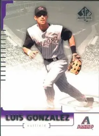 2004 SP Authentic #75 - Luis Gonzalez - Arizona Diamondbacks